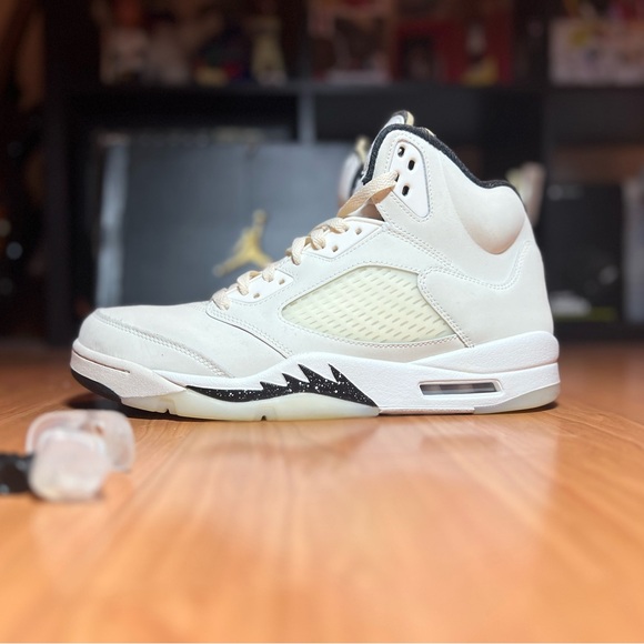 NIKE | AIR JORDAN | RETRO 5, SAIL. SZ 12 - Picture 7 of 7